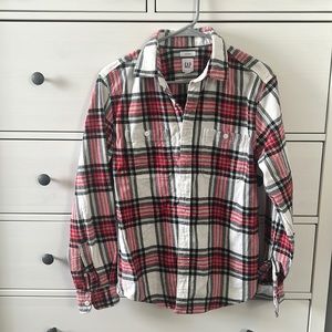 Gap flannel shirt.